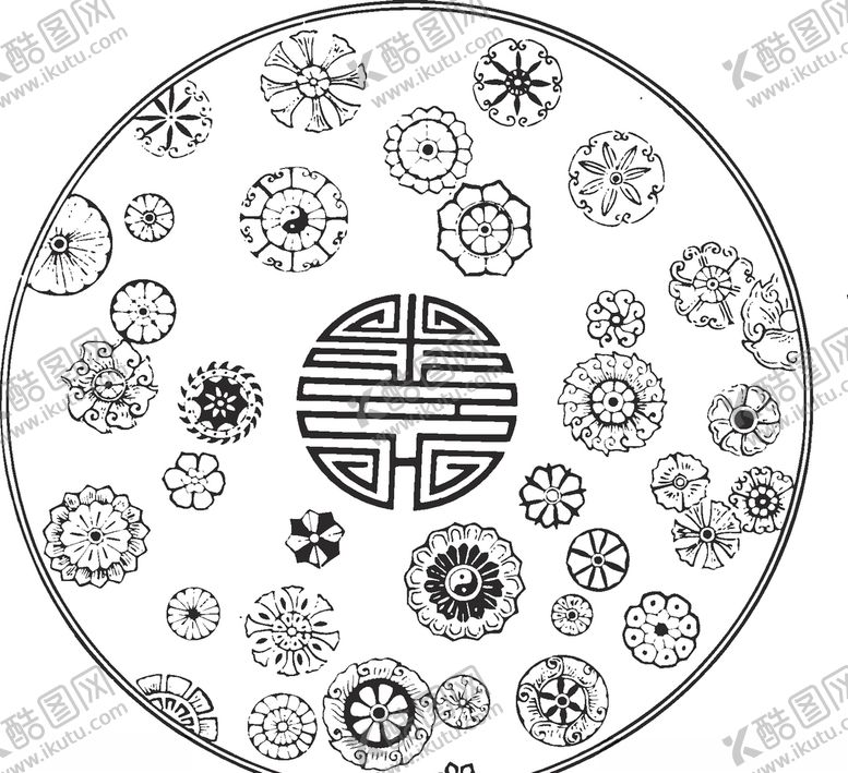 编号：49915205111717206809【酷图网】源文件下载-镂空花图案