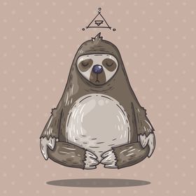 创意嘻哈怪物涂鸦插画