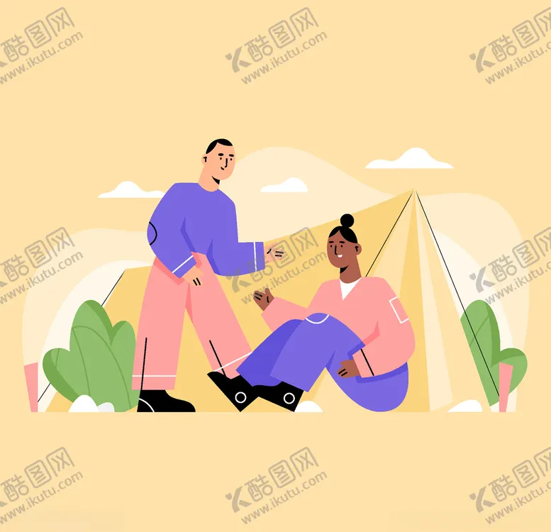 编号：83776506250932253174【酷图网】源文件下载-露营
