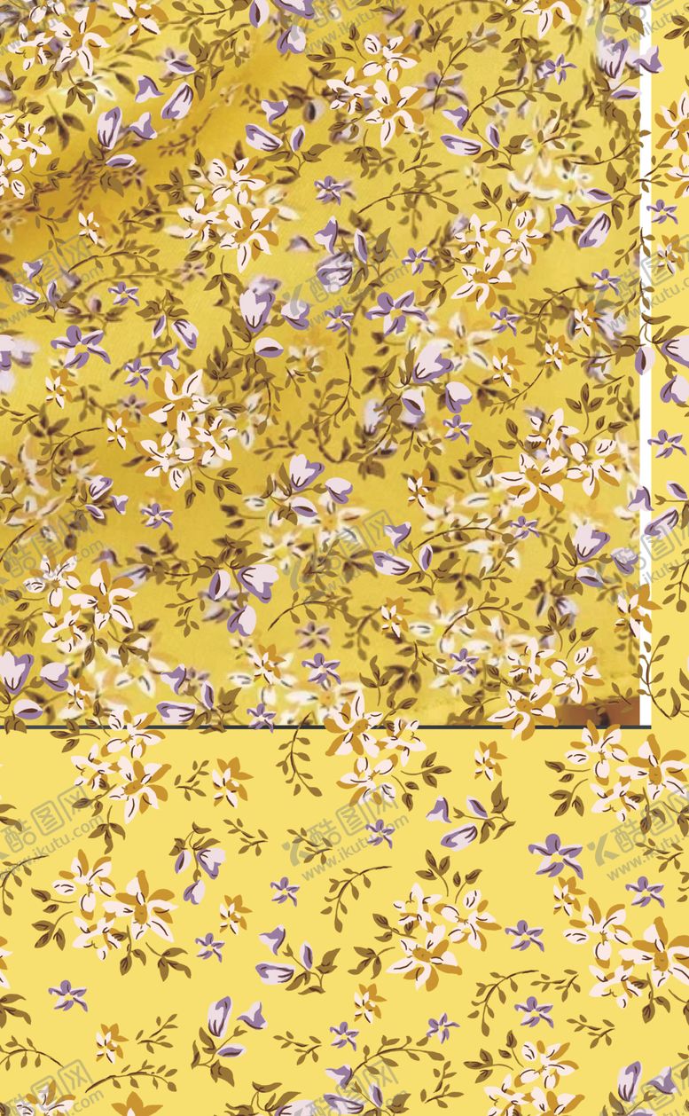 编号：56110504030149563423【酷图网】源文件下载-黄色花卉图案背景纹理