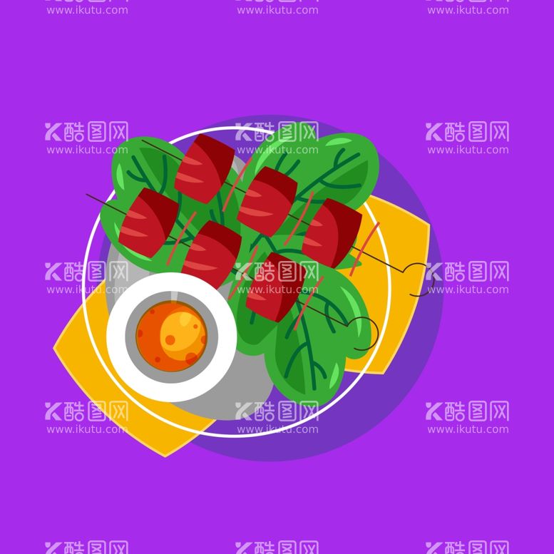 编号：15365312112011133206【酷图网】源文件下载-手绘美食佳肴