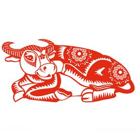 牛年剪纸