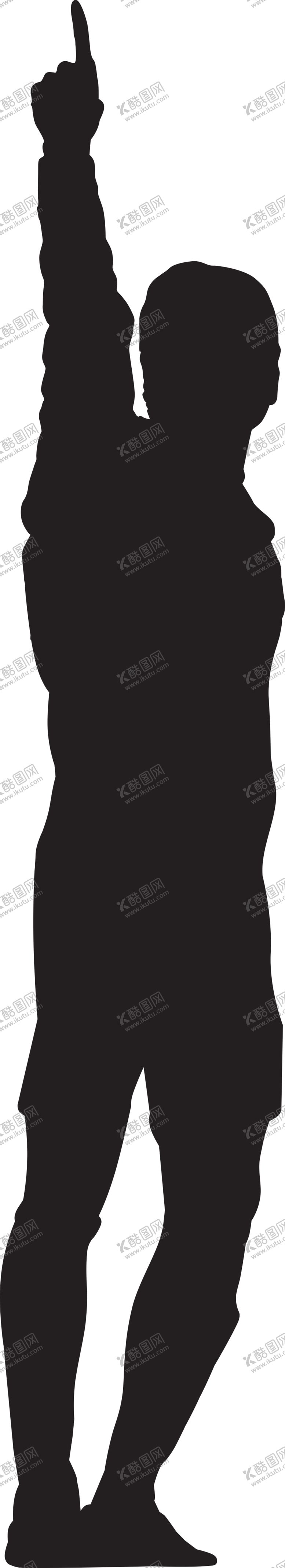 编号：37564105071412274222【酷图网】源文件下载-运动员剪影