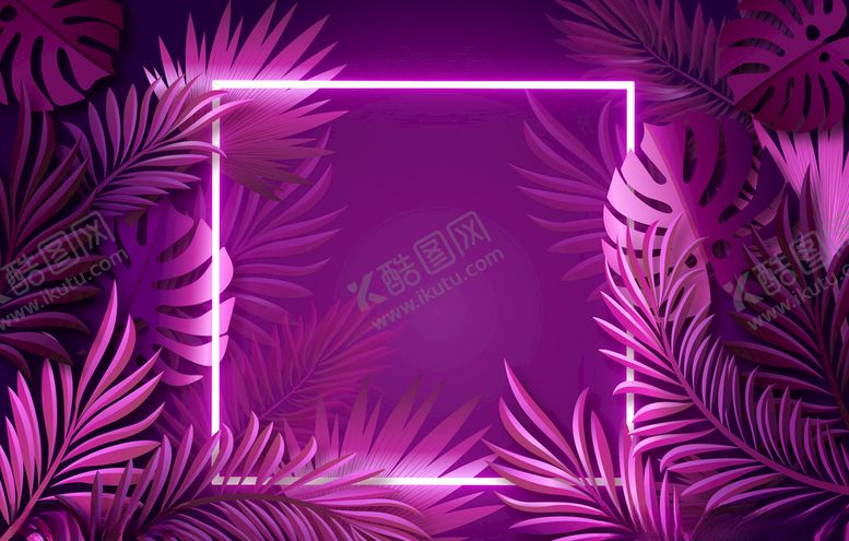 编号：33910407040440083118【酷图网】源文件下载-热带雨林边框