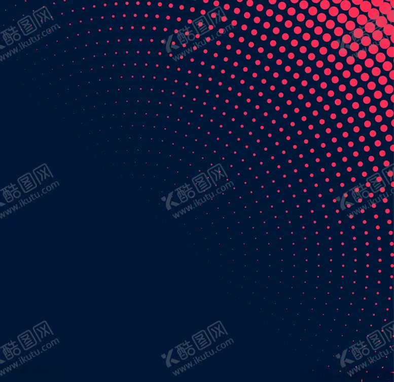 编号：54834704190438077371【酷图网】源文件下载-彩色半调波点背景