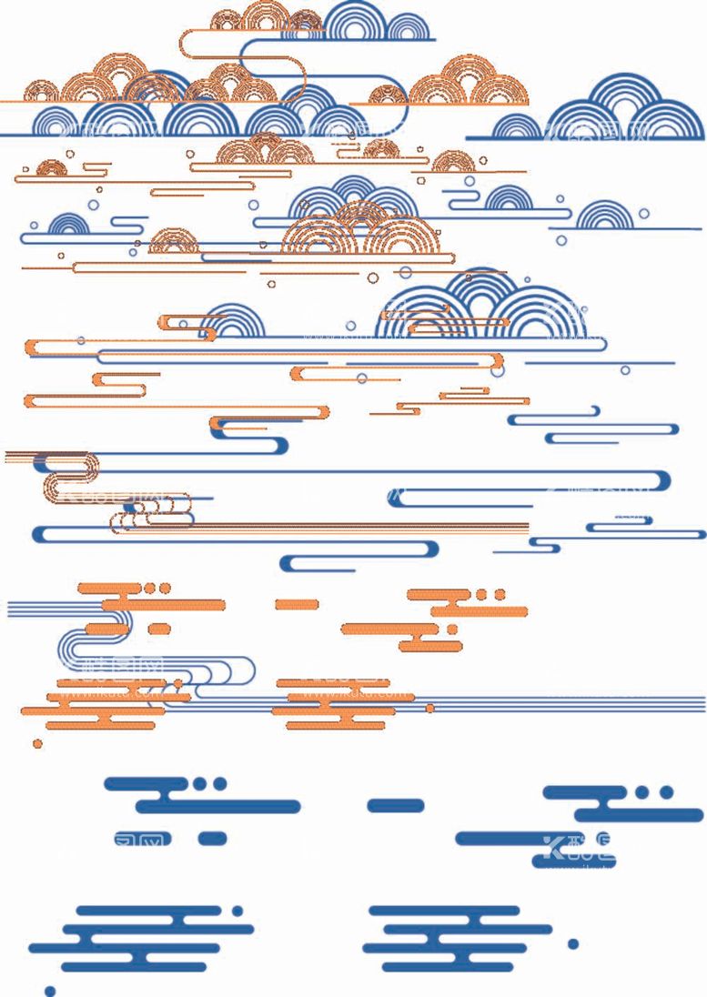 编号：91053212020542207875【酷图网】源文件下载-线条祥云