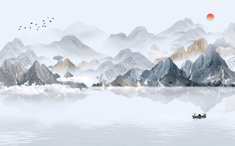 编号：93185010140509267357【酷图网】源文件下载-山水画