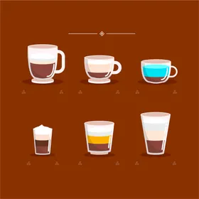 咖啡杯壁纸拿铁