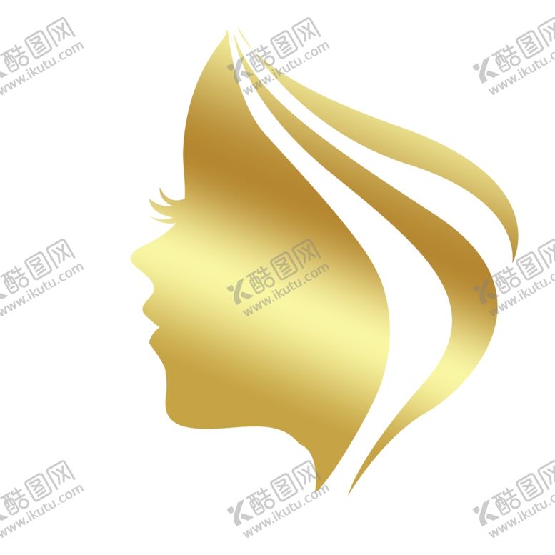 编号：46747709121056166102【酷图网】源文件下载-美业侧脸装饰元素