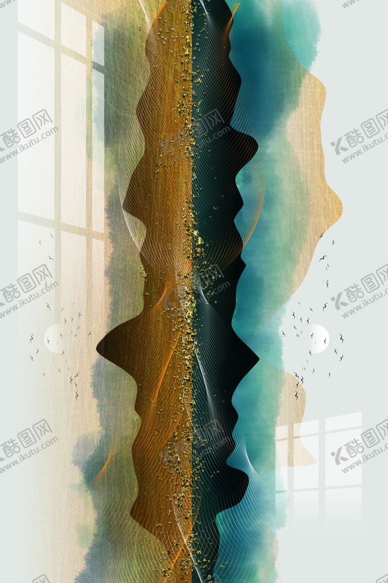 编号：82472807010919592752【酷图网】源文件下载-中式装饰画