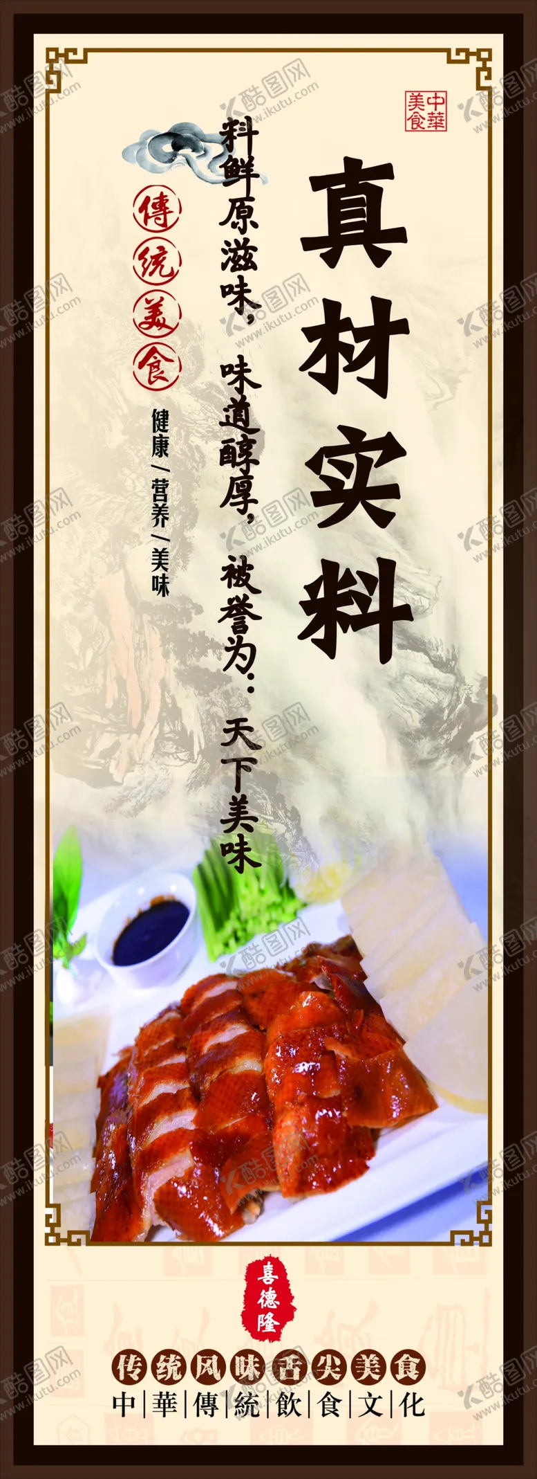 编号：79024401270326566481【酷图网】源文件下载-烤鸭简介挂图