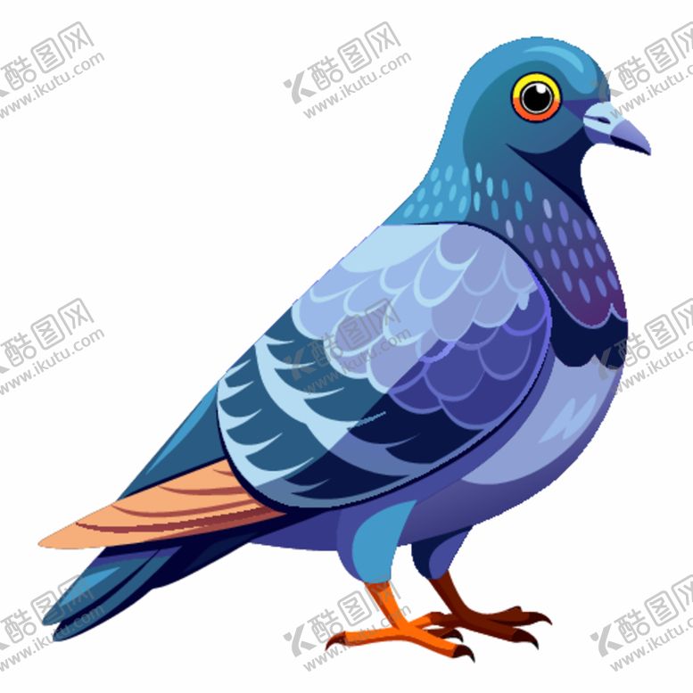 编号：95371001270100588215【酷图网】源文件下载-拟真风格鸽子