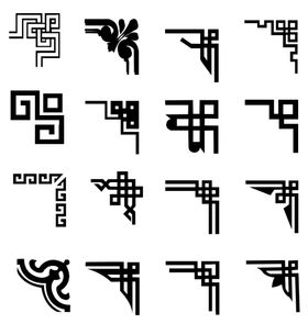黑边框