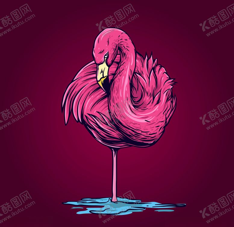 编号：44648909220705527140【酷图网】源文件下载-火烈鸟