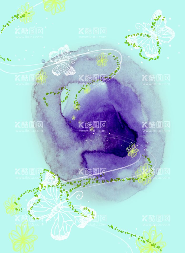 编号：27486909230117515316【酷图网】源文件下载-水彩水墨背景 