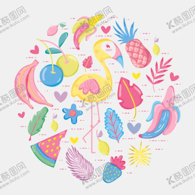 编号：47629906291416383223【酷图网】源文件下载-矢量果蔬素材