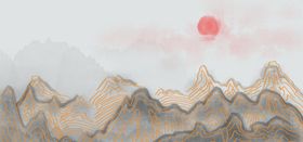 水墨插画