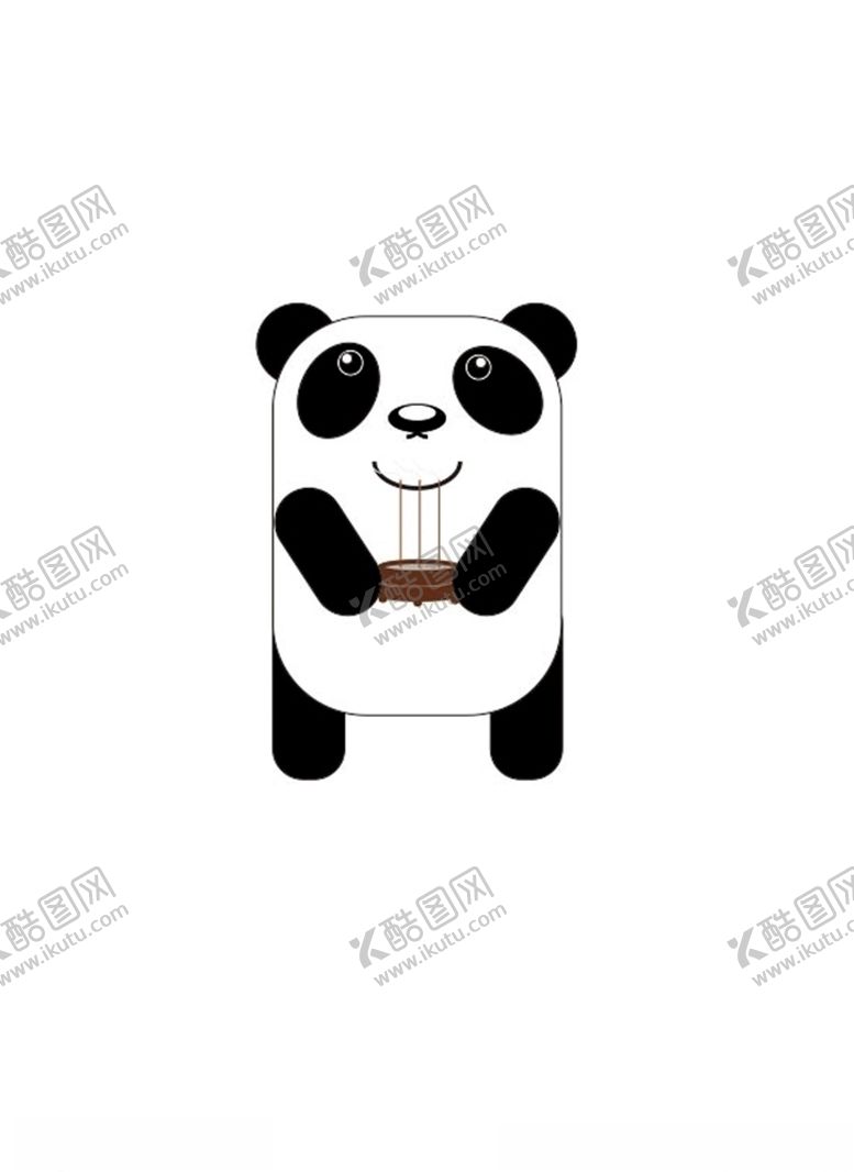 编号：70255207131549043625【酷图网】源文件下载-熊猫香矢量图
