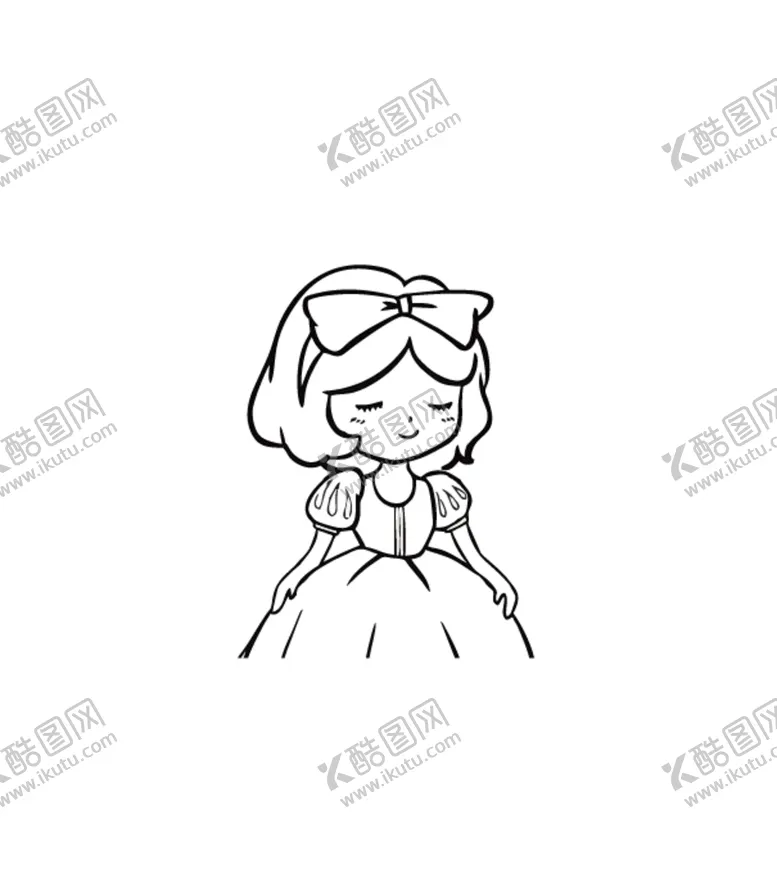 编号：12312902100725118140【酷图网】源文件下载-小女孩矢量