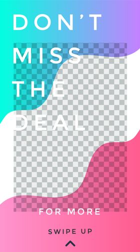 渐变色海报公司展板背景ps竖版