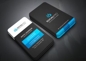简约名片销售房产商务创意