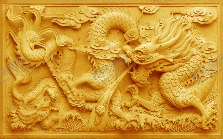 编号：88375509140630088314【酷图网】源文件下载-鱼缸背景中国龙文化贴图