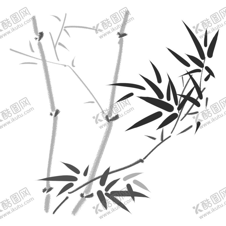 编号：76639710240111252143【酷图网】源文件下载-水墨竹子