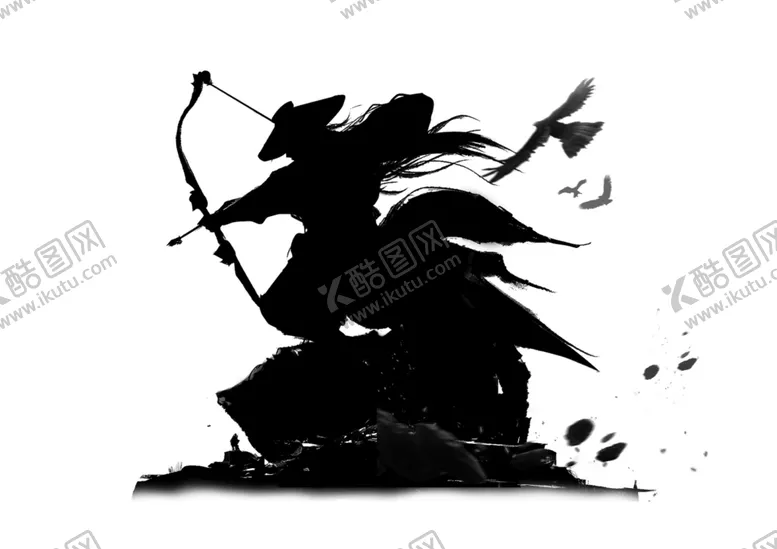 编号：80983604191658074005【酷图网】源文件下载-古风人物剪影