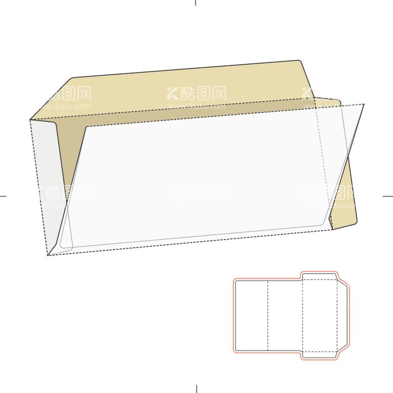 编号：58766812081053243699【酷图网】源文件下载-礼盒刀模展开图矢量