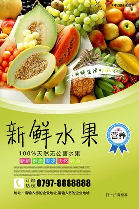 系列水果海报设计模板