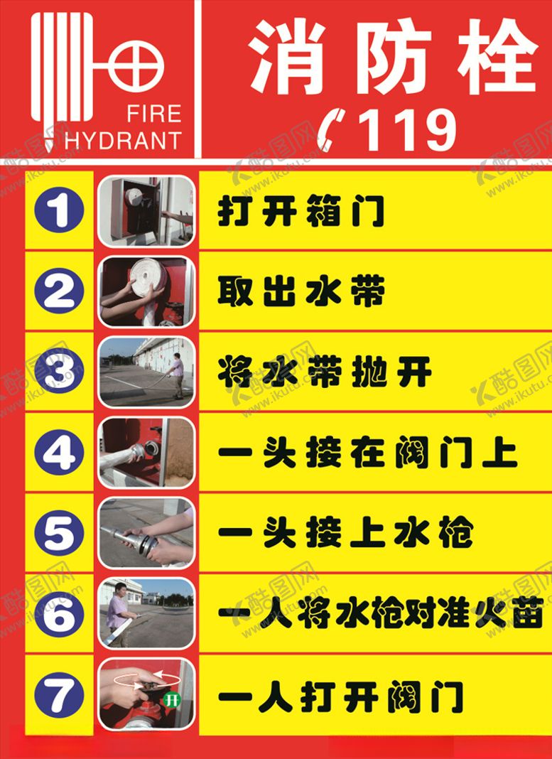 编号：76599810081506072149【酷图网】源文件下载-消防栓的使用