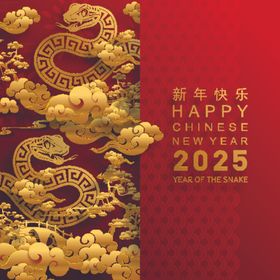 2025蛇年海报挂历封面