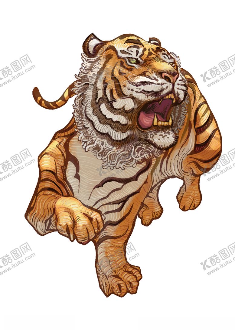 编号：31878509160625001486【酷图网】源文件下载-老虎