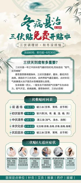 中医三伏贴展架