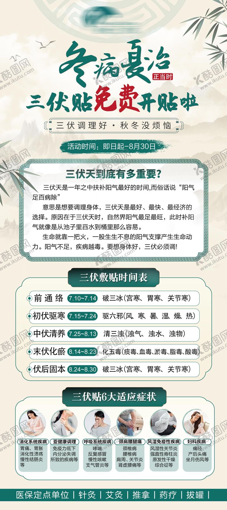 编号：93136708251007193370【酷图网】源文件下载-中医三伏贴展架