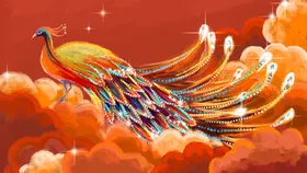 国潮插画来袭展板广告中风