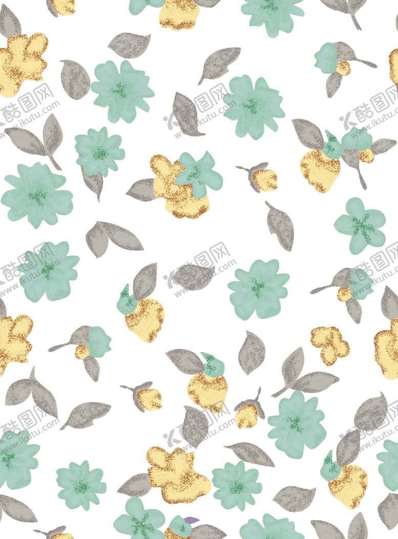 编号：52860109141442266756【酷图网】源文件下载-碎花3-蓝