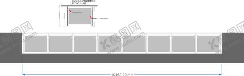 编号：40488610310038291419【酷图网】源文件下载-不锈钢玻璃栏杆