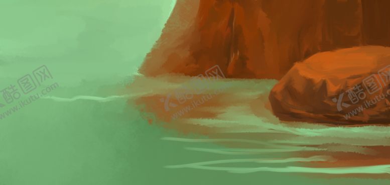编号：27074810181546529570【酷图网】源文件下载-水和石头