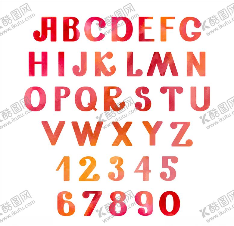 编号：99415809132212489917【酷图网】源文件下载-卡通字母