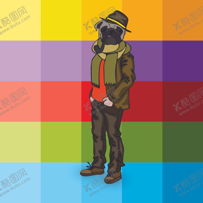 编号：51522709200116401955【酷图网】源文件下载-抽象动物