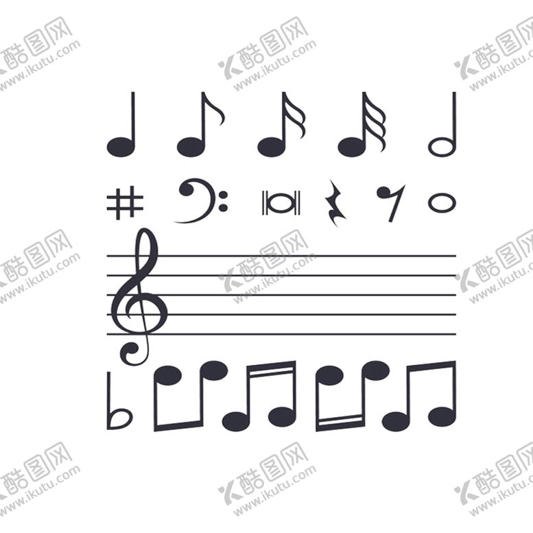 编号：41861010021853141801【酷图网】源文件下载-音乐符号
