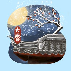 大雪场景