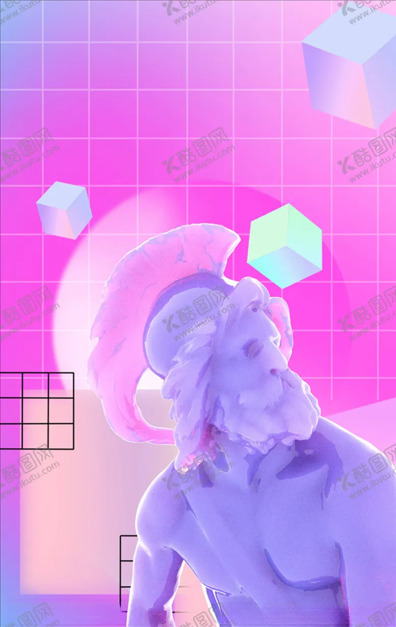 编号：67581104300149158352【酷图网】源文件下载-蒸汽波背景