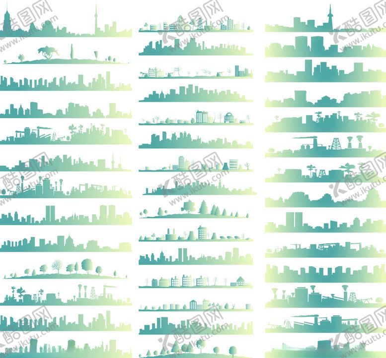 编号：83229611201404267295【酷图网】源文件下载-城市剪影