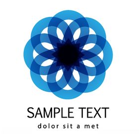 logo素材小图标商业标志漂亮L线条图标
