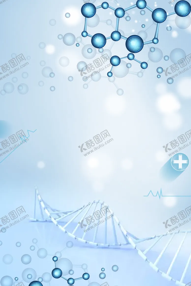 编号：32790210181938439267【酷图网】源文件下载-医疗淡蓝色背景