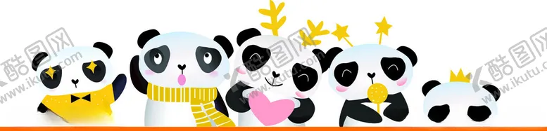 编号：61529502091024598537【酷图网】源文件下载-卡通熊猫