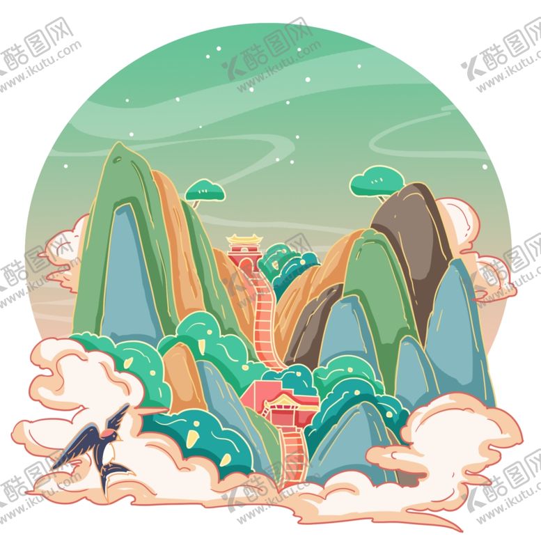 编号：85175605151025476477【酷图网】源文件下载-国潮古风