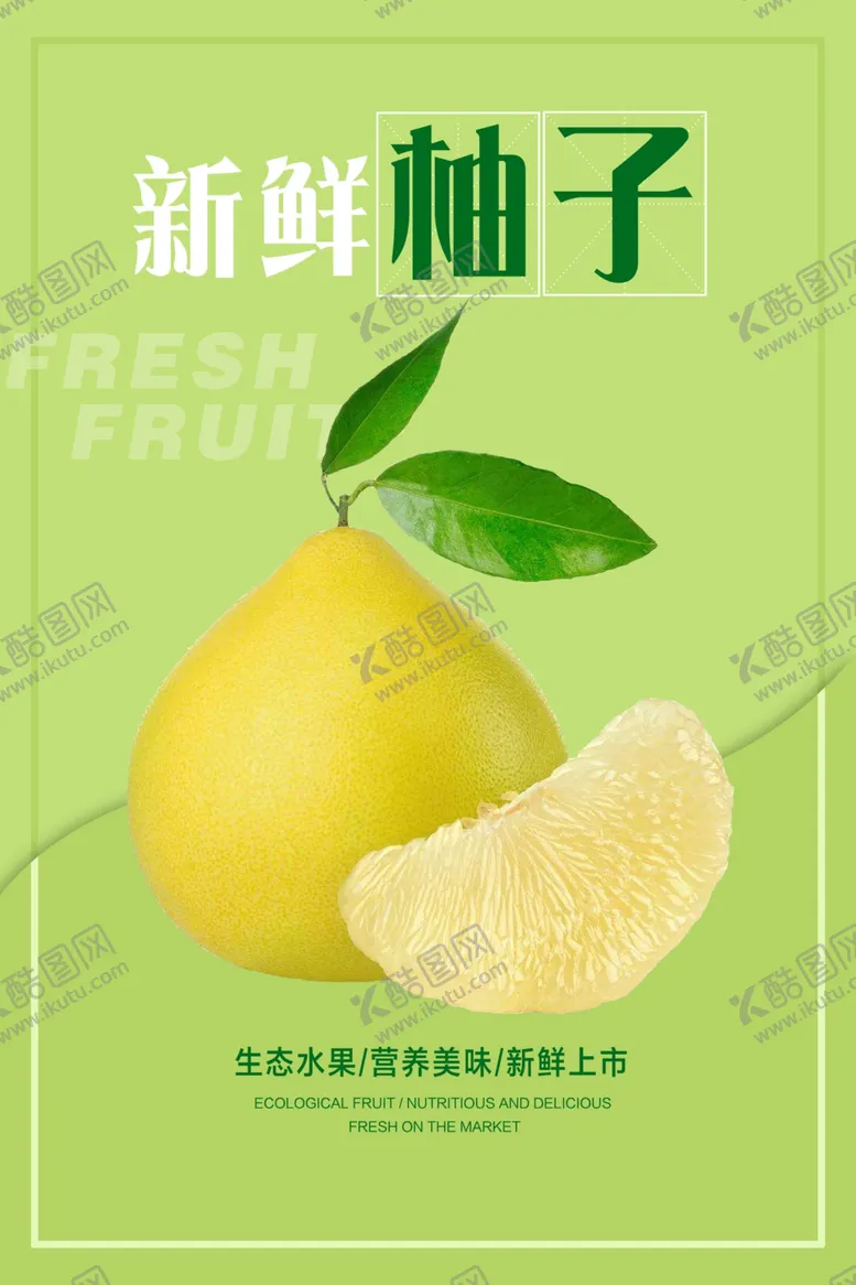 编号：44612606271227161095【酷图网】源文件下载-柚子海报